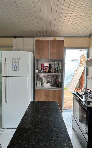 Casa à venda com 80m², 1 quarto e 2 vagasCozinha