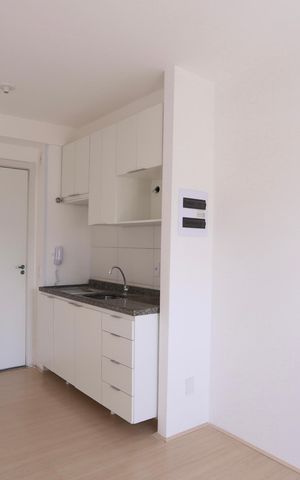 Apartamento à venda com 27m², 1 quarto e sem vaga Apartamento à venda com 27m², 1 quarto e sem vagaSala/Cozinha
