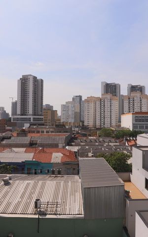 Apartamento à venda com 27m², 1 quarto e sem vaga Apartamento à venda com 27m², 1 quarto e sem vagaVista da Sacada da Sala/Cozinha