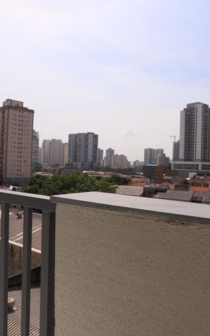 Apartamento à venda com 27m², 1 quarto e sem vaga Apartamento à venda com 27m², 1 quarto e sem vagaSacada do quarto