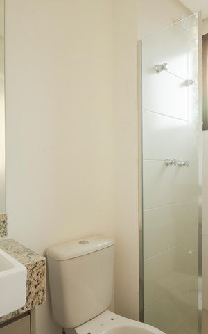 Apartamento para alugar com 27m², 1 quarto e sem vaga Apartamento para alugar com 27m², 1 quarto e sem vagaBanheiro do Quarto 1