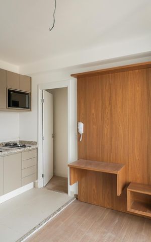 Apartamento para alugar com 27m², 1 quarto e sem vaga Apartamento para alugar com 27m², 1 quarto e sem vagaSala/Cozinha