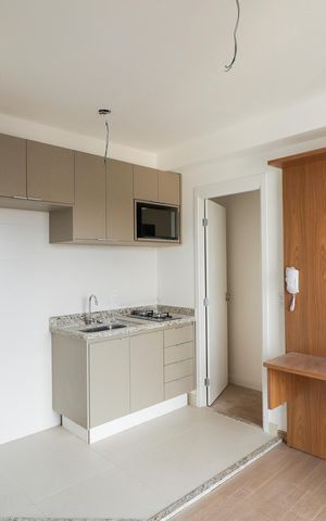 Apartamento para alugar com 27m², 1 quarto e sem vaga Apartamento para alugar com 27m², 1 quarto e sem vagaSala/Cozinha