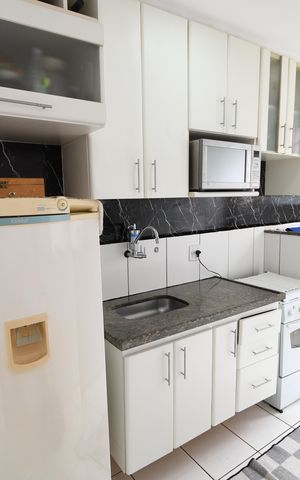 Apartamento à venda com 47m², 2 quartos e 1 vagaCozinha