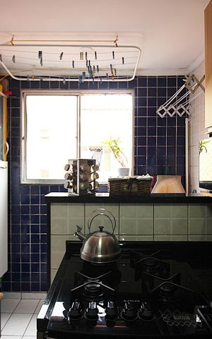 Apartamento à venda com 70m², 2 quartos e 1 vagaCozinha e Área de Serviço