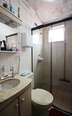 Apartamento à venda com 70m², 2 quartos e 1 vagaBanheiro Social