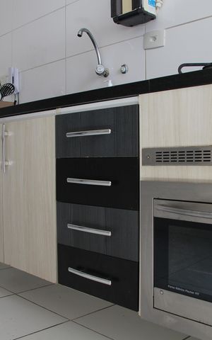 Apartamento à venda com 63m², 2 quartos e 1 vagaCozinha 