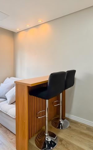 Apartamento para alugar com 27m², 1 quarto e sem vaga Apartamento para alugar com 27m², 1 quarto e sem vagaSala