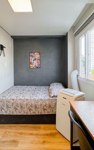 Apartamento para alugar com 27m², 1 quarto e sem vaga Apartamento para alugar com 27m², 1 quarto e sem vagaQuarto