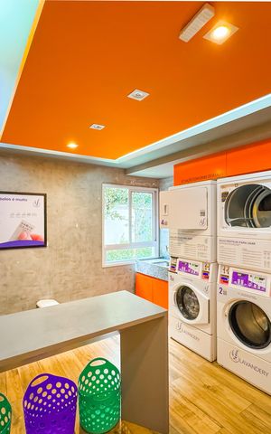 Apartamento para alugar com 27m², 1 quarto e sem vaga Apartamento para alugar com 27m², 1 quarto e sem vagaLavanderia