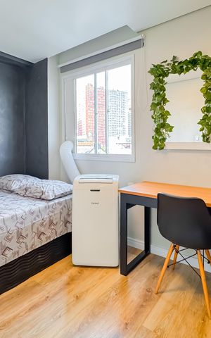 Apartamento para alugar com 27m², 1 quarto e sem vaga Apartamento para alugar com 27m², 1 quarto e sem vagaQuarto