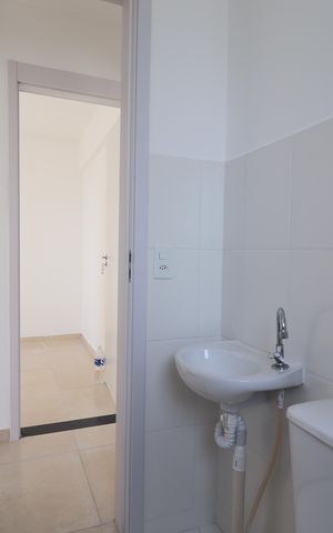 Apartamento à venda com 42m², 2 quartos e 1 vagaBanheiro 