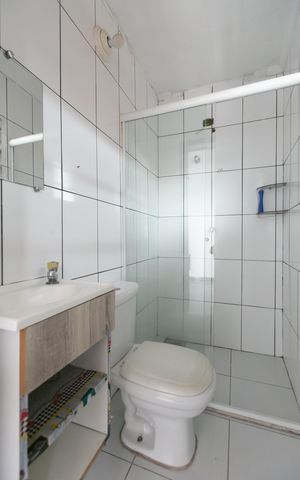Casa para alugar com 40m², 1 quarto e sem vaga Casa para alugar com 40m², 1 quarto e sem vagaBanheiro