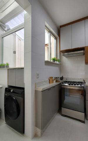 Apartamento à venda com 60m², 2 quartos e sem vagaCozinha