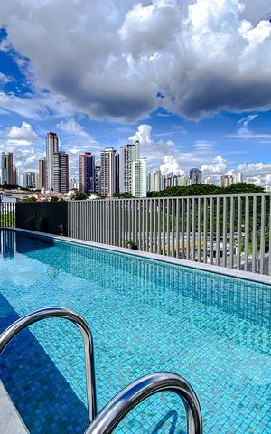 Studio à venda com 25m², 1 quarto e sem vagaÁrea comum - Piscina