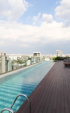 Apartamento à venda com 25m², 1 quarto e sem vaga Apartamento à venda com 25m², 1 quarto e sem vagaÁrea comum - Piscina