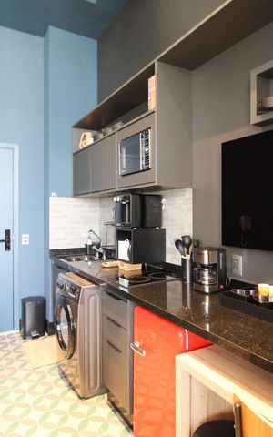 Apartamento à venda com 25m², 1 quarto e sem vaga Apartamento à venda com 25m², 1 quarto e sem vagaCozinha