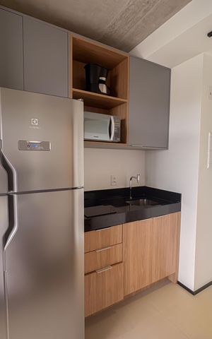 Studio para alugar com 22m², 1 quarto e sem vaga Studio para alugar com 22m², 1 quarto e sem vagaCozinha