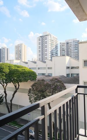 Apartamento para alugar com 33m², 1 quarto e sem vagaVaranda do Quarto