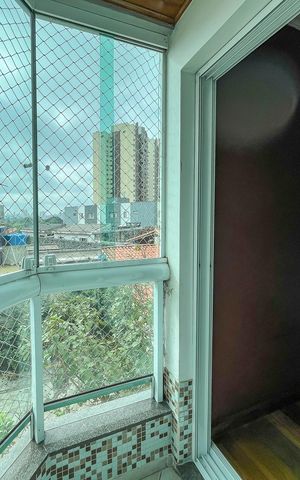 Apartamento à venda com 87m², 3 quartos e 2 vagasVaranda da suíte