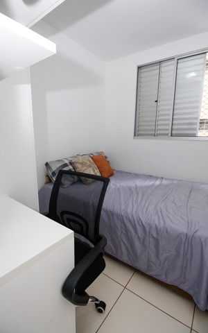 Apartamento à venda com 69m², 3 quartos e 1 vagaQuarto 2