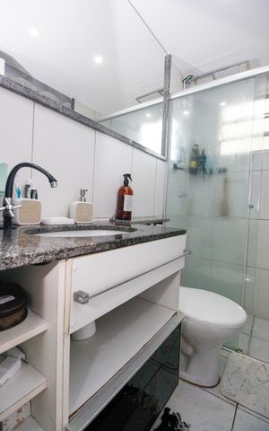 Apartamento à venda com 69m², 3 quartos e 1 vagaBanheiro da Suíte