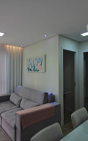 Apartamento à venda com 56m², 2 quartos e 1 vagaSala