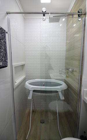 Apartamento à venda com 56m², 2 quartos e 1 vagaBanheiro Social