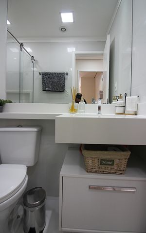 Apartamento à venda com 56m², 2 quartos e 1 vagaBanheiro Social