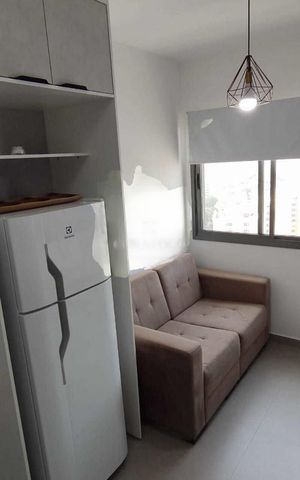 Studio à venda com 31m², 1 quarto e sem vaga