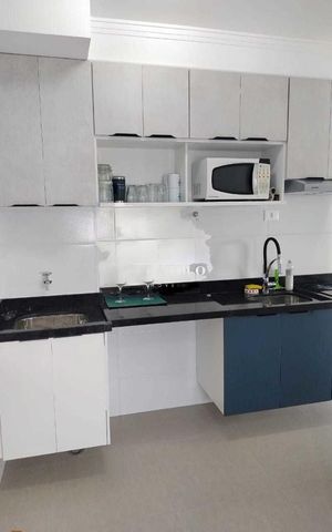 Studio à venda com 31m², 1 quarto e sem vaga