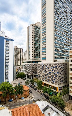 Apartamento para alugar com 25m², 1 quarto e sem vaga Apartamento para alugar com 25m², 1 quarto e sem vagaVista da Varanda do Studio