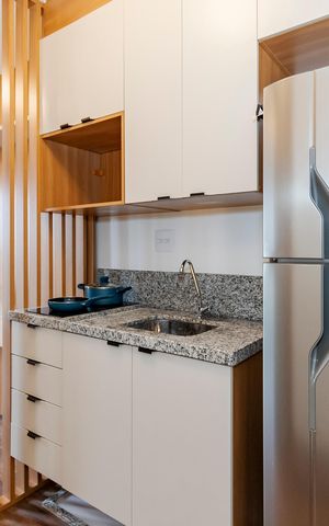 Studio à venda com 25m², 1 quarto e sem vaga Studio à venda com 25m², 1 quarto e sem vagaStudio