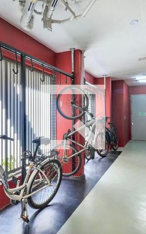 Studio para alugar com 25m², 0 quarto e sem vaga Studio para alugar com 25m², 0 quarto e sem vagaBicicletário
