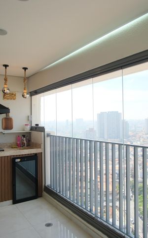 Apartamento à venda com 80m², 3 quartos e 1 vagaVaranda