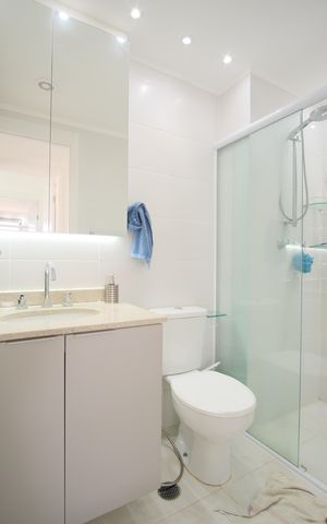 Apartamento à venda com 80m², 3 quartos e 1 vagaBanheiro Social