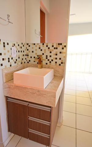 Apartamento para alugar com 56m², 2 quartos e 1 vaga Apartamento para alugar com 56m², 2 quartos e 1 vagaBanheiro Social