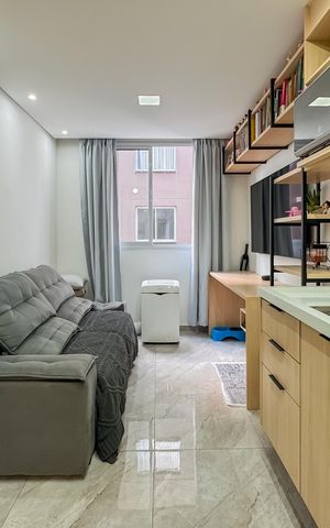 Apartamento à venda com 26m², 1 quarto e sem vagaSala