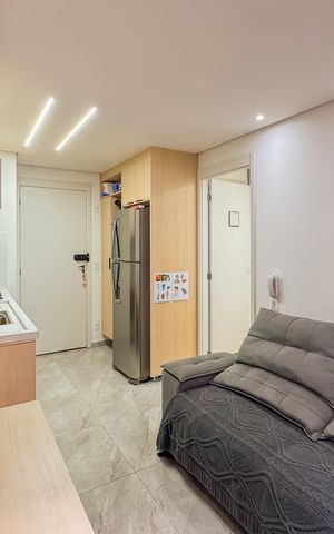 Apartamento à venda com 26m², 1 quarto e sem vagaSala