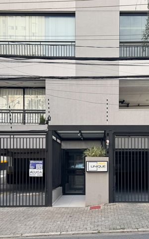 Studio para alugar com 42m², 1 quarto e 1 vaga Studio para alugar com 42m², 1 quarto e 1 vagaFachada