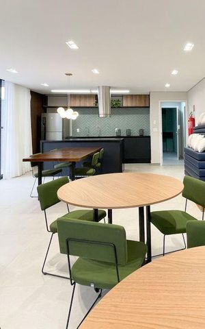 Studio para alugar com 42m², 1 quarto e 1 vaga Studio para alugar com 42m², 1 quarto e 1 vagaÁrea comum - Salão de festas