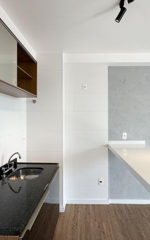 Studio para alugar com 42m², 1 quarto e 1 vaga Studio para alugar com 42m², 1 quarto e 1 vagaCozinha