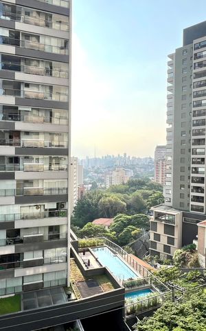 Studio à venda com 25m², 1 quarto e sem vaga Studio à venda com 25m², 1 quarto e sem vagaVista da Sacada