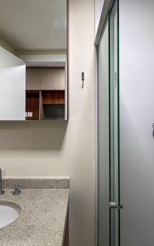 Studio para alugar com 21m², 1 quarto e sem vaga Studio para alugar com 21m², 1 quarto e sem vagaBanheiro