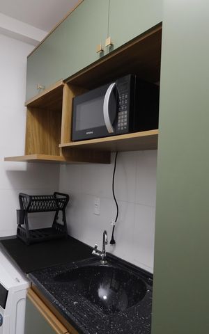 Apartamento para alugar com 30m², 1 quarto e sem vagaCozinha e Área de Serviço