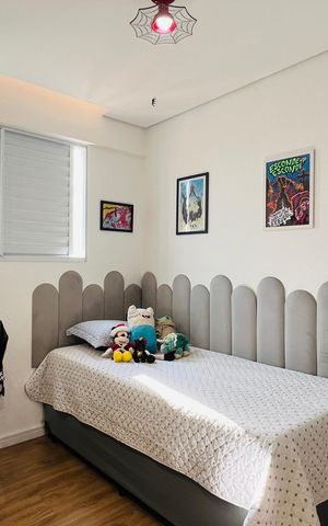 Apartamento à venda com 57m², 2 quartos e 1 vagaQuarto