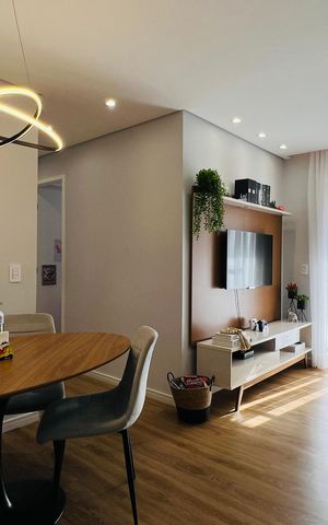 Apartamento à venda com 57m², 2 quartos e 1 vagaSala