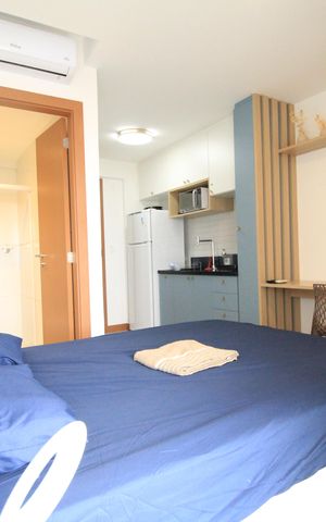 Apartamento para alugar com 22m², 1 quarto e 1 vagaStudio