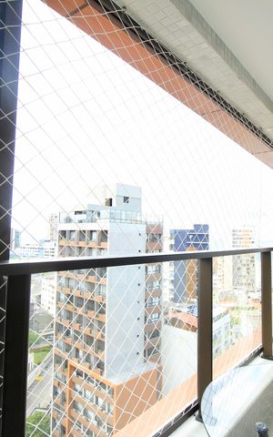 Apartamento para alugar com 22m², 1 quarto e 1 vagaVaranda