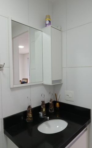 Apartamento à venda com 64m², 2 quartos e 1 vagaBanheiro/Suíte 